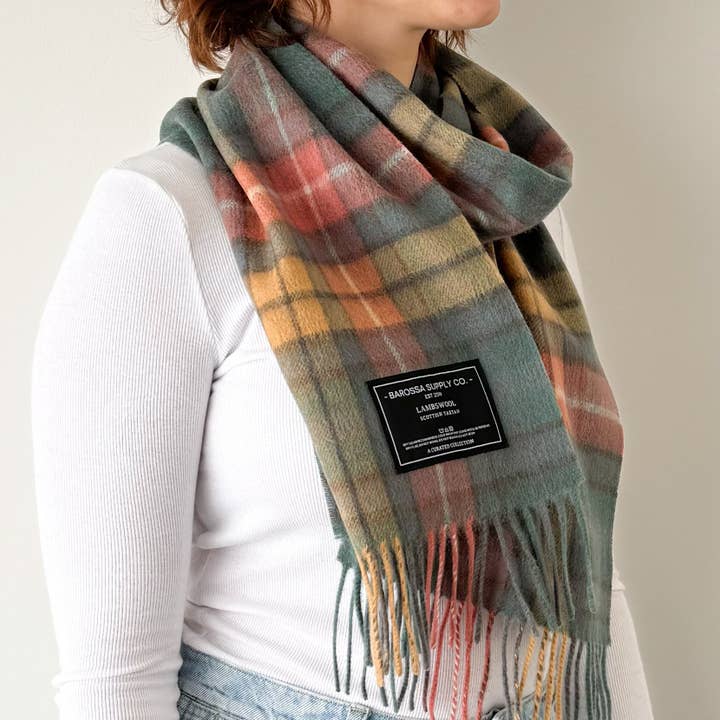 Barossa Supply Co. - Wholesale Scarf - Unisex - Buchanan Antique -Scottish Tartan Lambswool Scarf