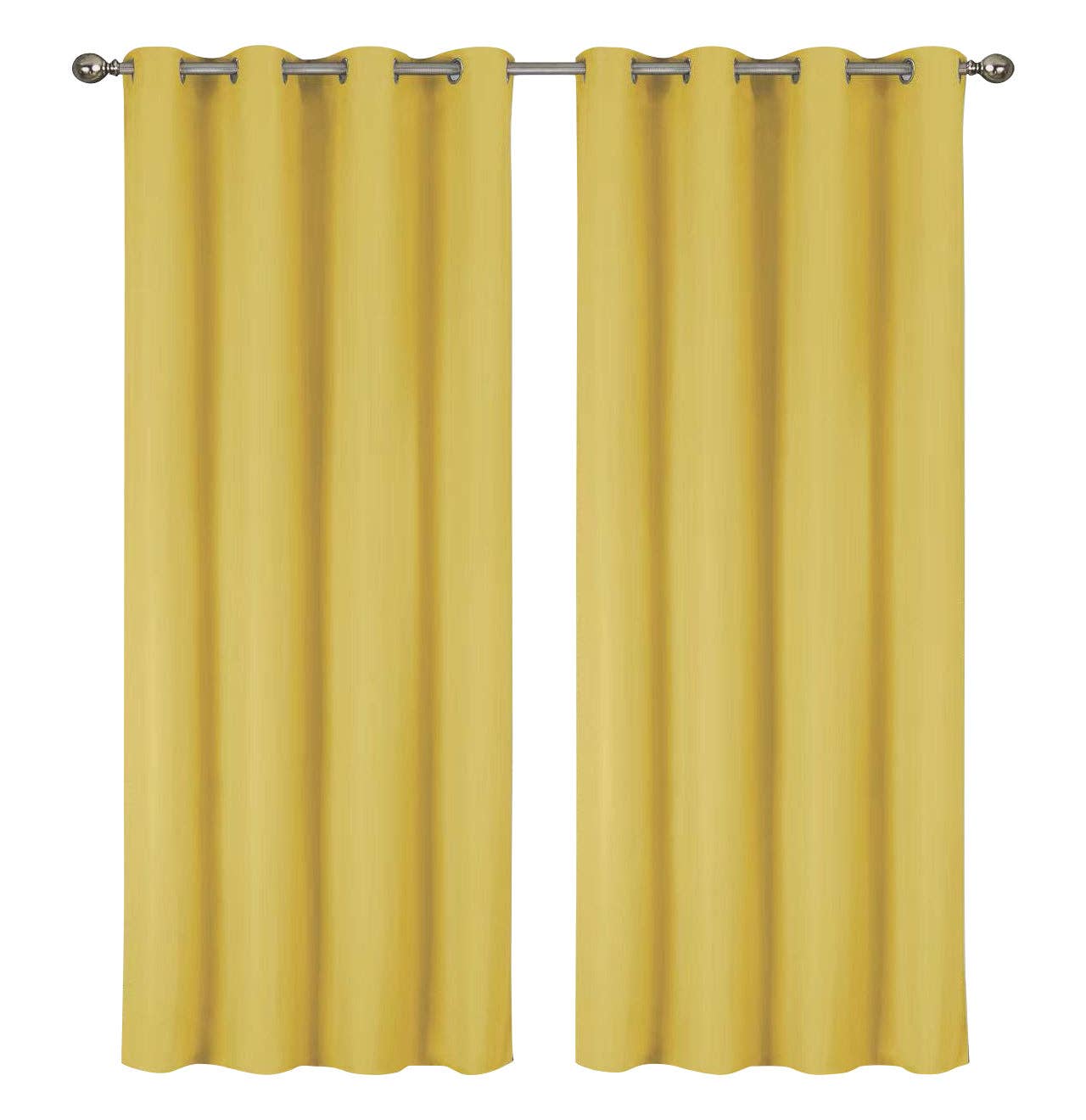 J&V TEXTILES – wholesale Curtain – 2 Pack - 55'' X 84'' Solid Thermal Blackout Panels (19 Colors)5