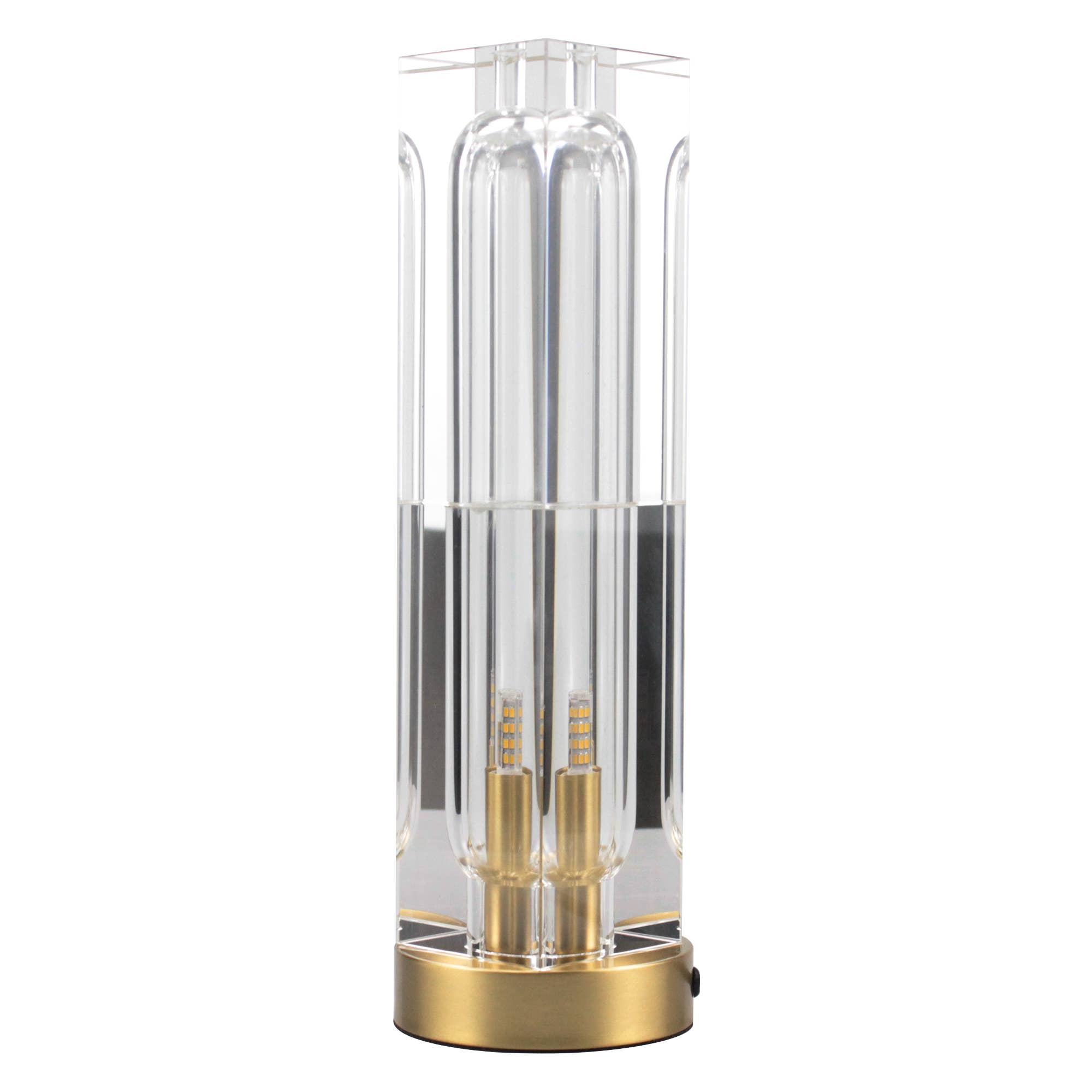 EP Design Lab - Wholesale Accent/Desk Lamp - Minimalist Crystal LED Table Lamp // Tall Cuboid4