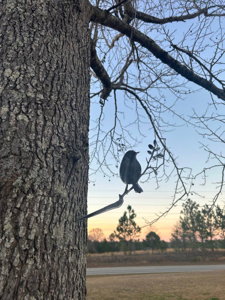 Bird tree stake for wholesale by Alston Design Co