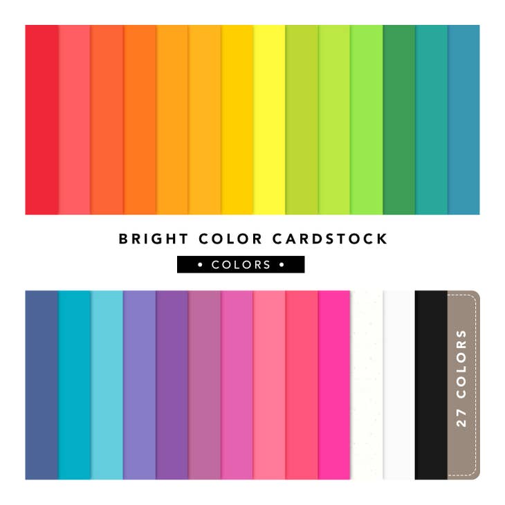 Premium Colored Card Stock Paper | Case of 1000 Sheets | Medium Weight 65lb Cardstock, Perfect for School Supplies, Arts and Crafts | Acid and Lignin