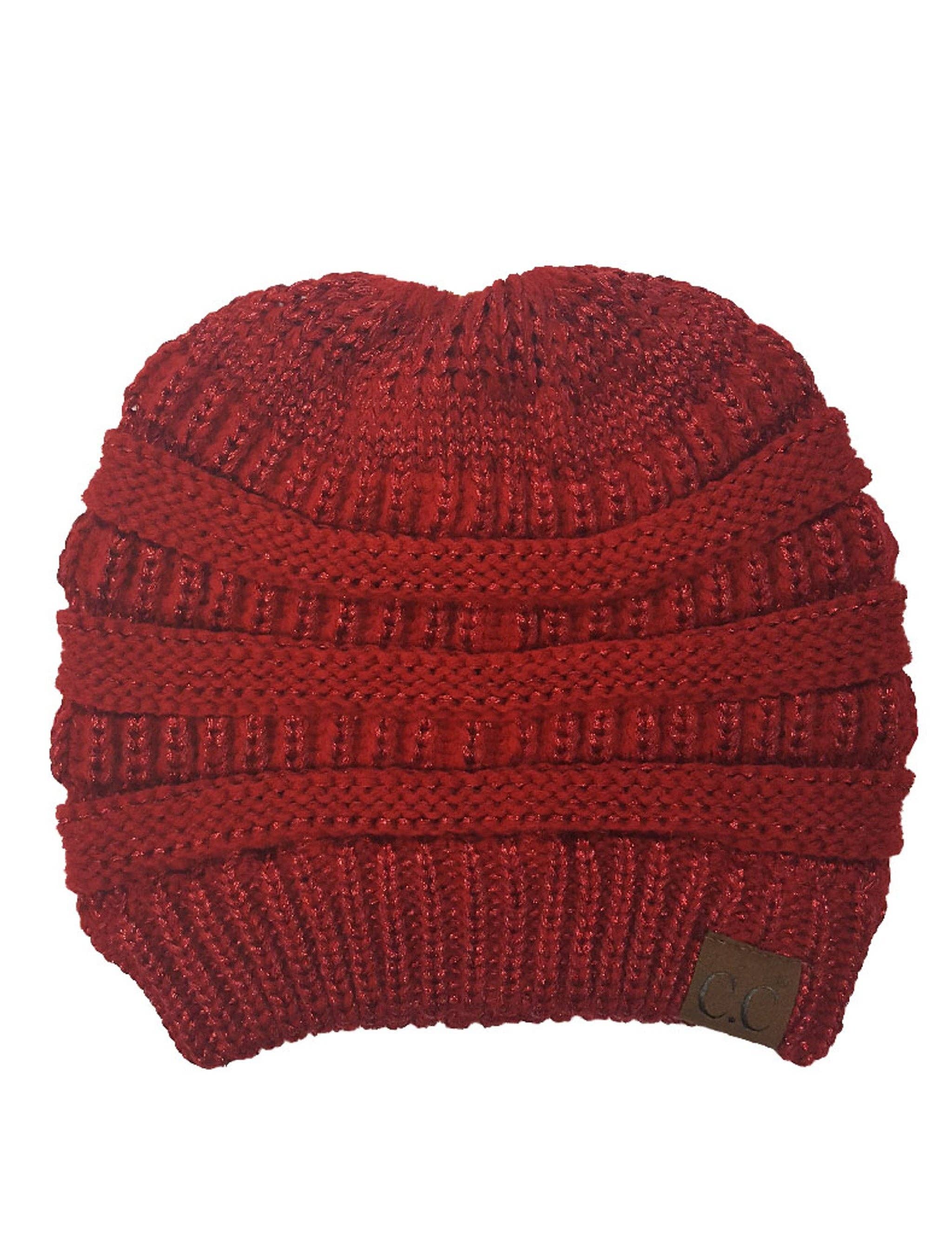 Truly Contagious - Vendita all'ingrosso Berretto - Donna - Berretto metallico CC Bun (MB-20 METALLIC)9