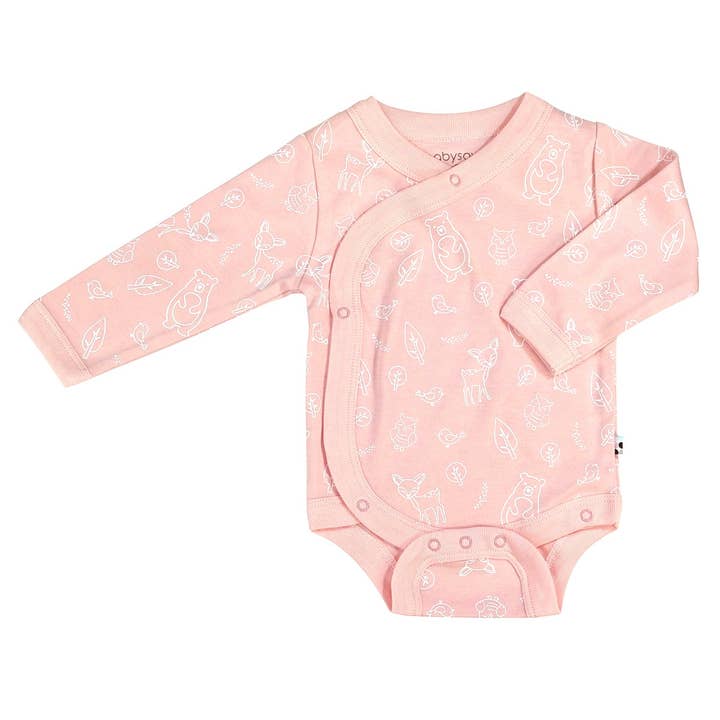 Organic Pattern Long Sleeve Kimono Bodysuit/Onesie and other Purchase Wholesale bodysuit (non footed) baby. Free Returns & Net 60 Terms on Faire trending on Faire.