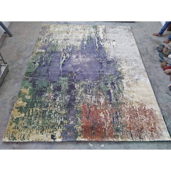 Tapis contemporains noués à la main - RHM-002 pour la vente par Rural Handmade