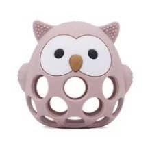 Three Hearts & Co./EMO & CO. - Wholesale Teether (Not Clip-On) - Baby - Silicone 3D Owl Teether Silicone