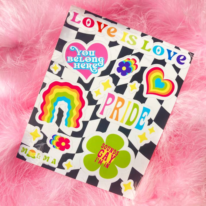 Pride Sticker Sheet for wholesale by Shop Malma
