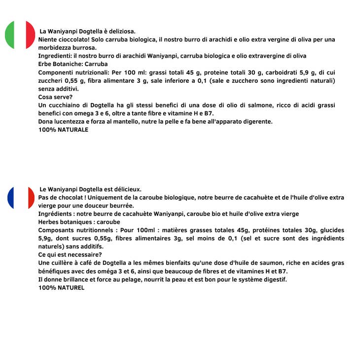 Waniyanpi - Wholesale Pet Treats - Dog - Dog Cream (formerly Dogtella) Waniyanpi for dogs5