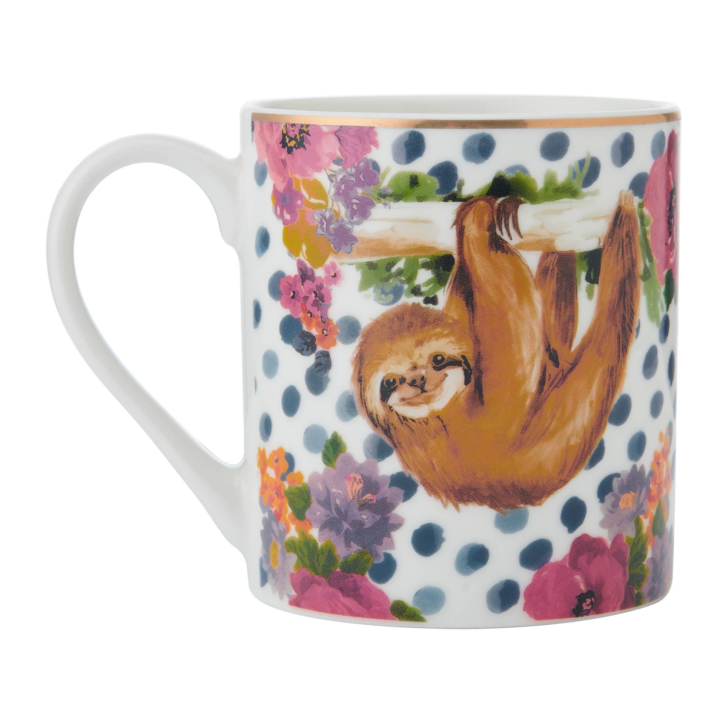 MULTI Mikasa Wild At Heart 16Oz Mug Sloth Open Stock for wholesale on Faire0
