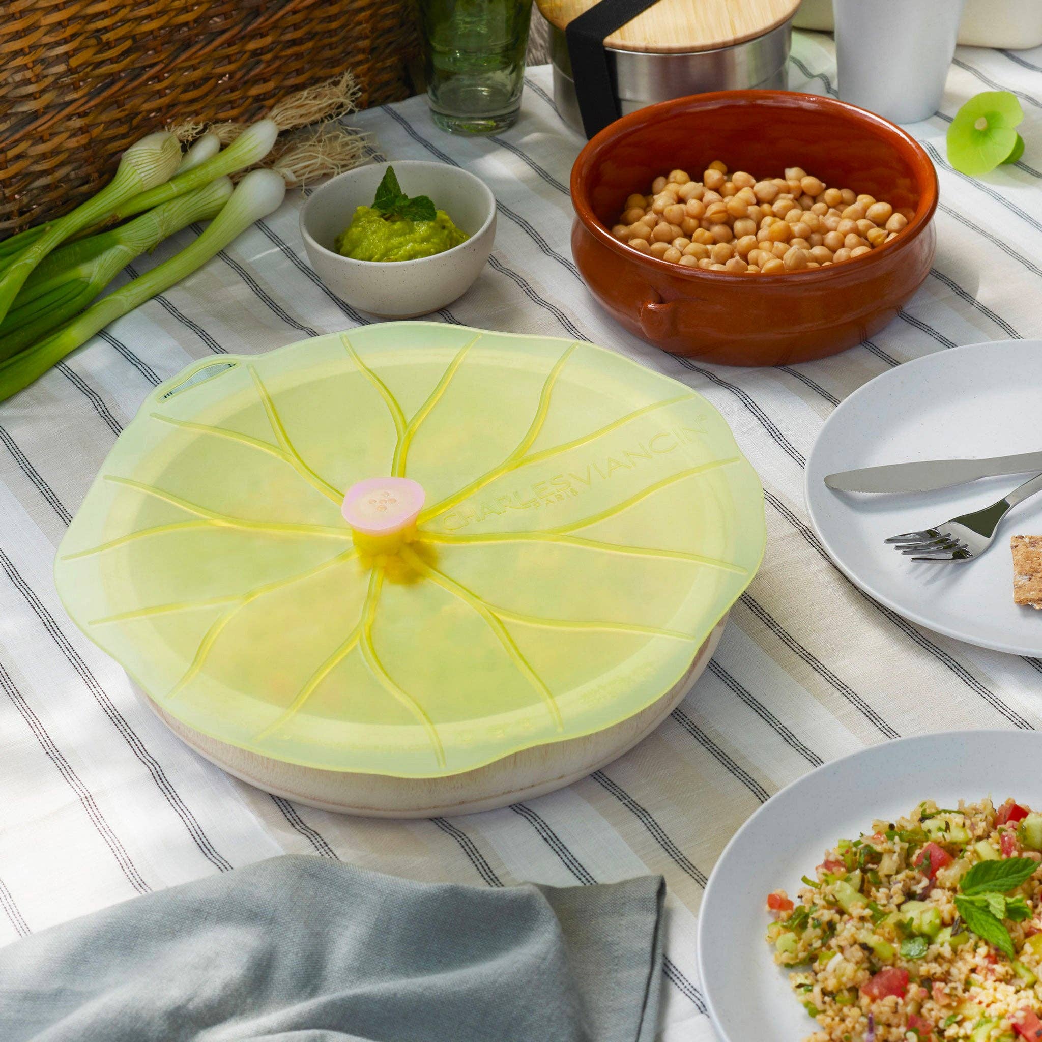 Charles Viancin - Wholesale Food Storage Wrap/Bag - Lilypad Lid 6"3