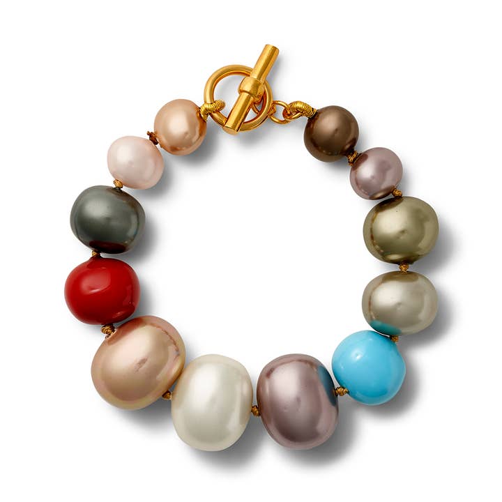 CC & Co by Catherine Canino - Vente Bracelet de perles - Bracelet en perles arc-en-ciel0