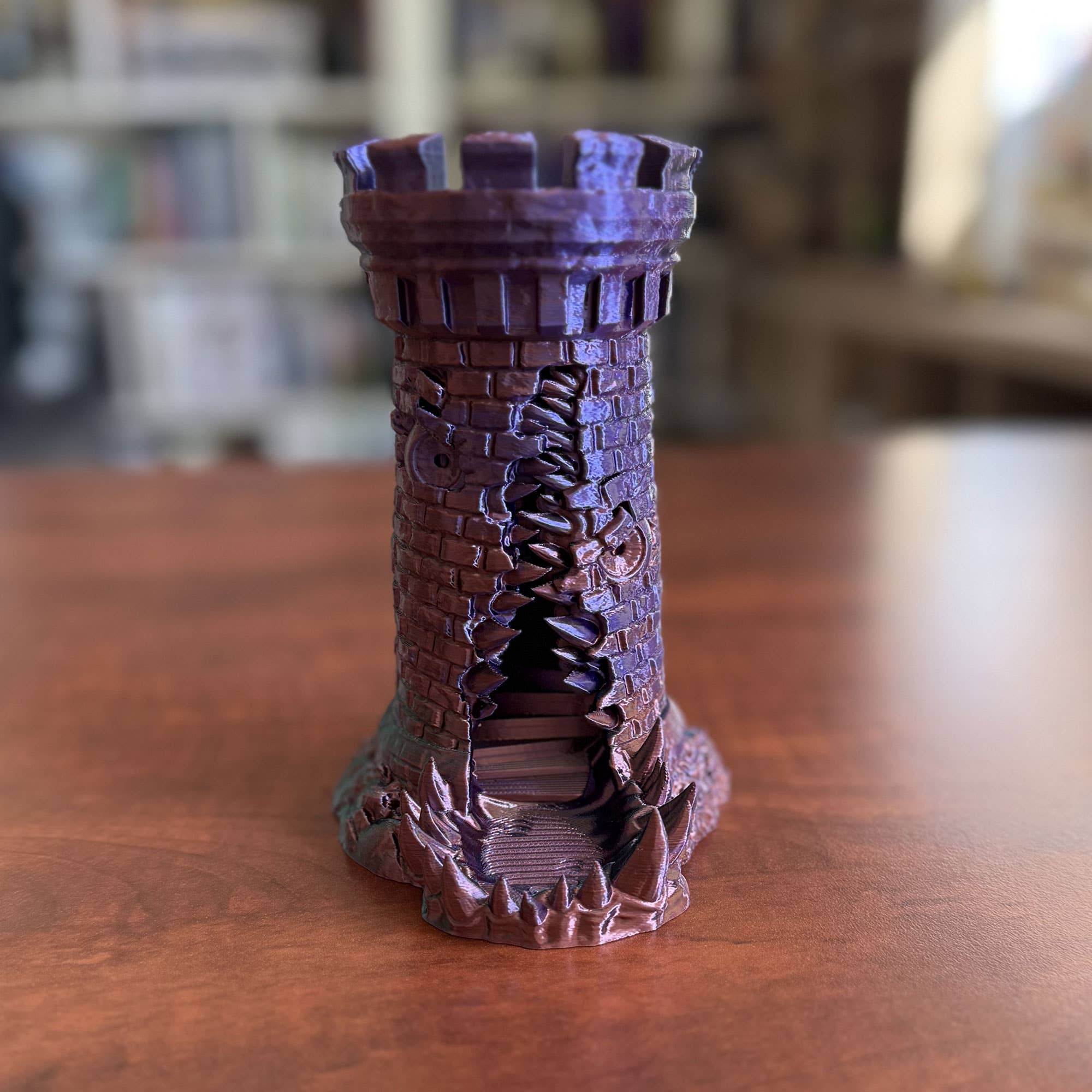 American Carver LLC – wholesale Dice – Mimic Dice Tower | TTRPG, D&D, Pathfinder, CoC2