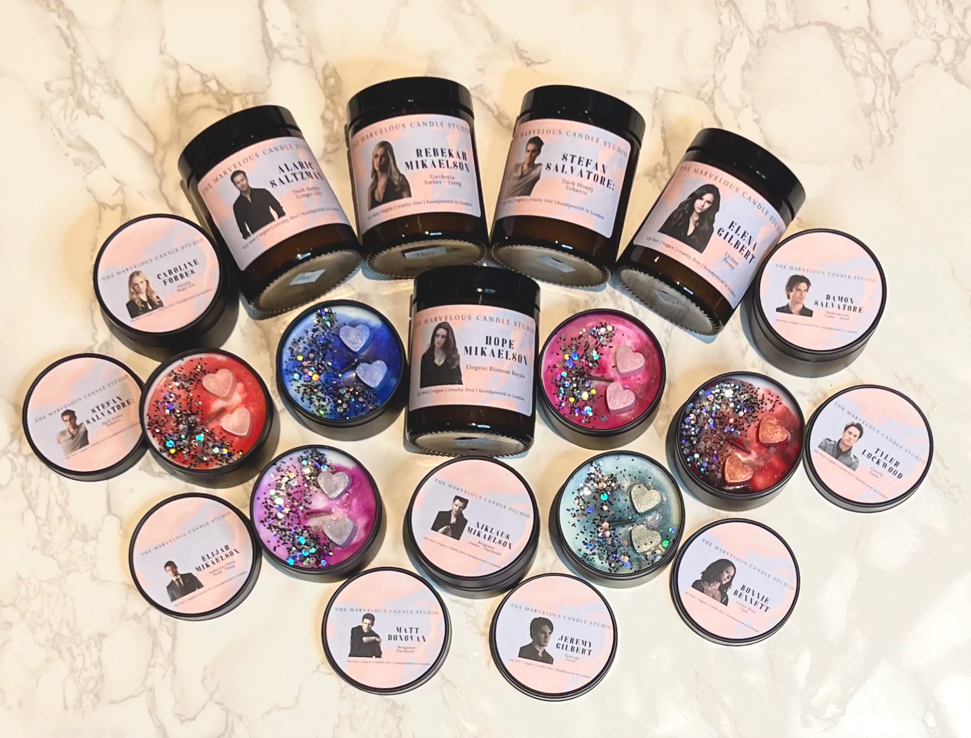 Marvelous Candle Studio - Wholesale Jar/Filled Candle - Damon Salvatore Candle3