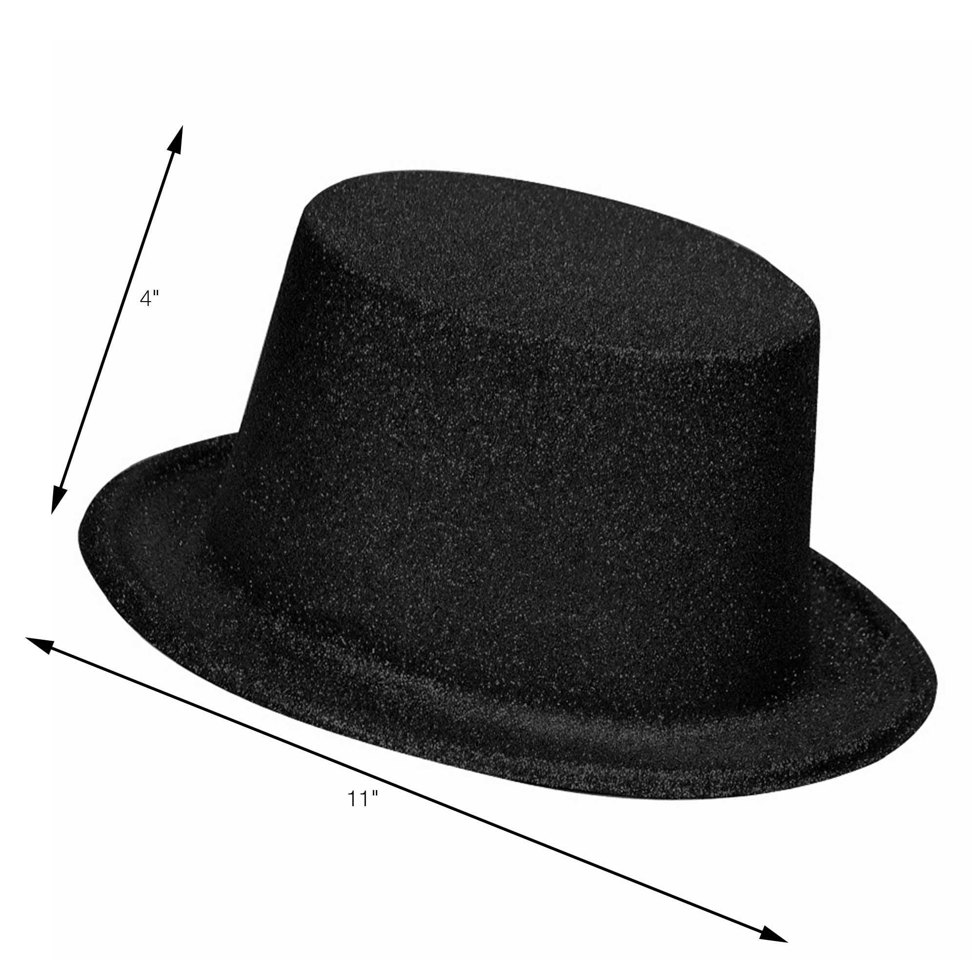 Glitter Party Hat - Black for wholesale on Faire1