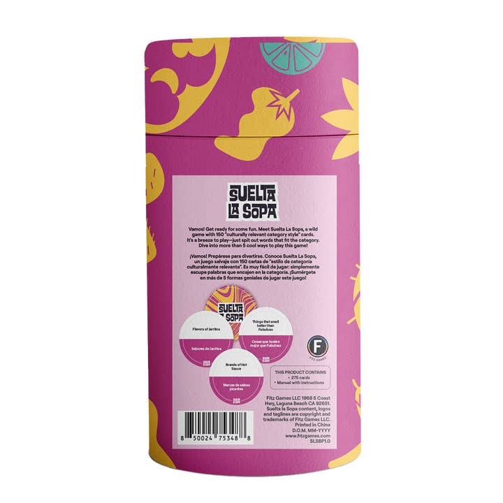 Fitz Games - Wholesale Card Game - Suelta La Sopa