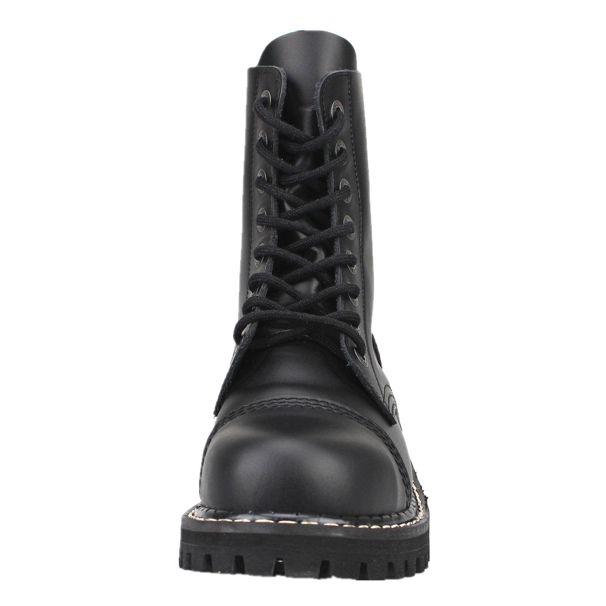 Angry Itch - Premium Boots - Wholesale Gevechtslaarzen - Heren - 08-gats zwarte leren laarzen4