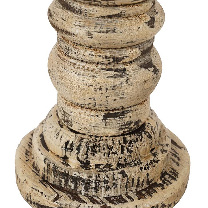 My Amigos Imports - Wholesale Candle Holder - Dupree Candle Holder Set 2-Wooden Farmhouse-Two Colors5