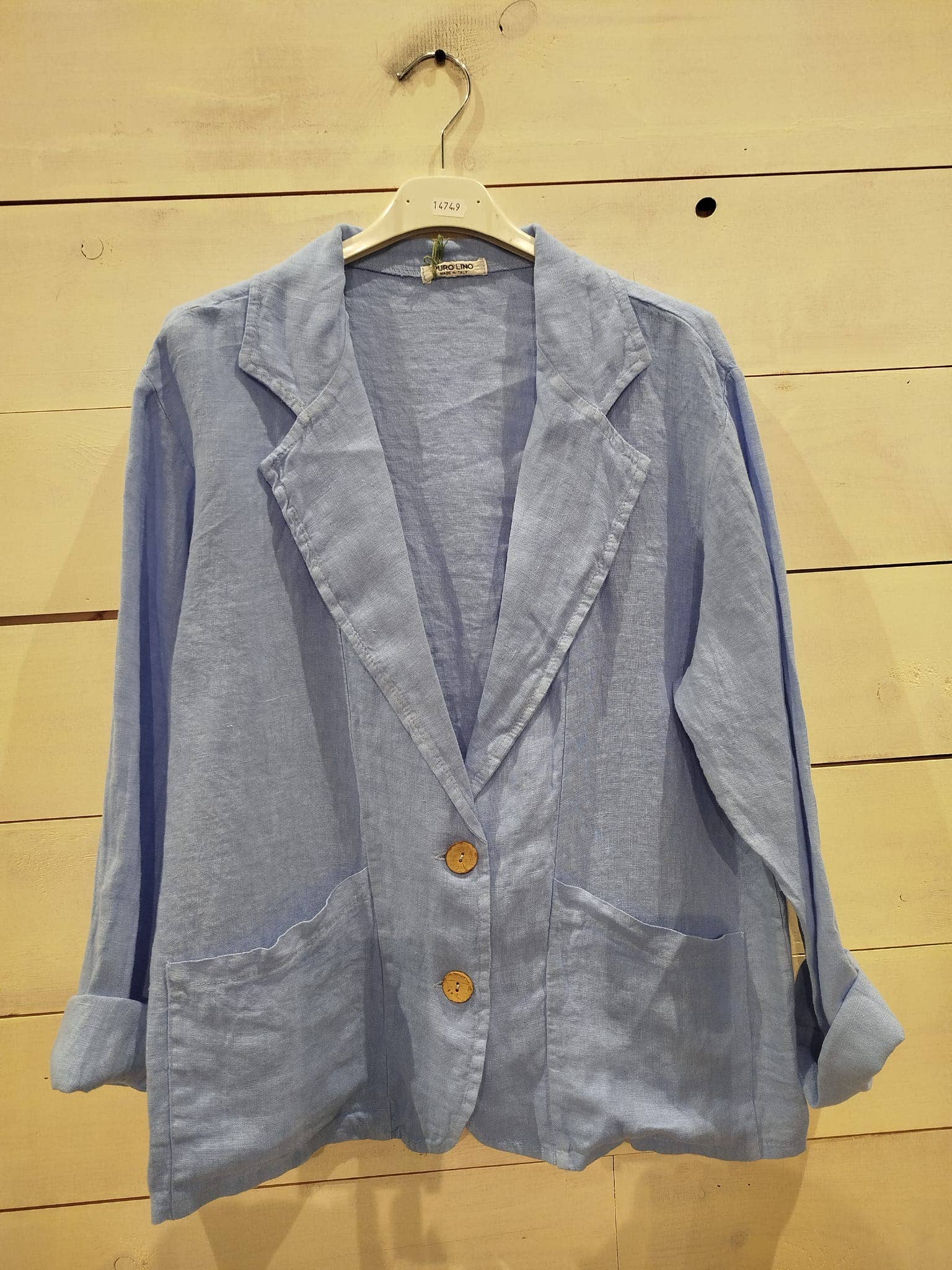 Linos y Textiles - Wholesale Blazer - Women's - REF-17762 V-neck shirt 100% linen6