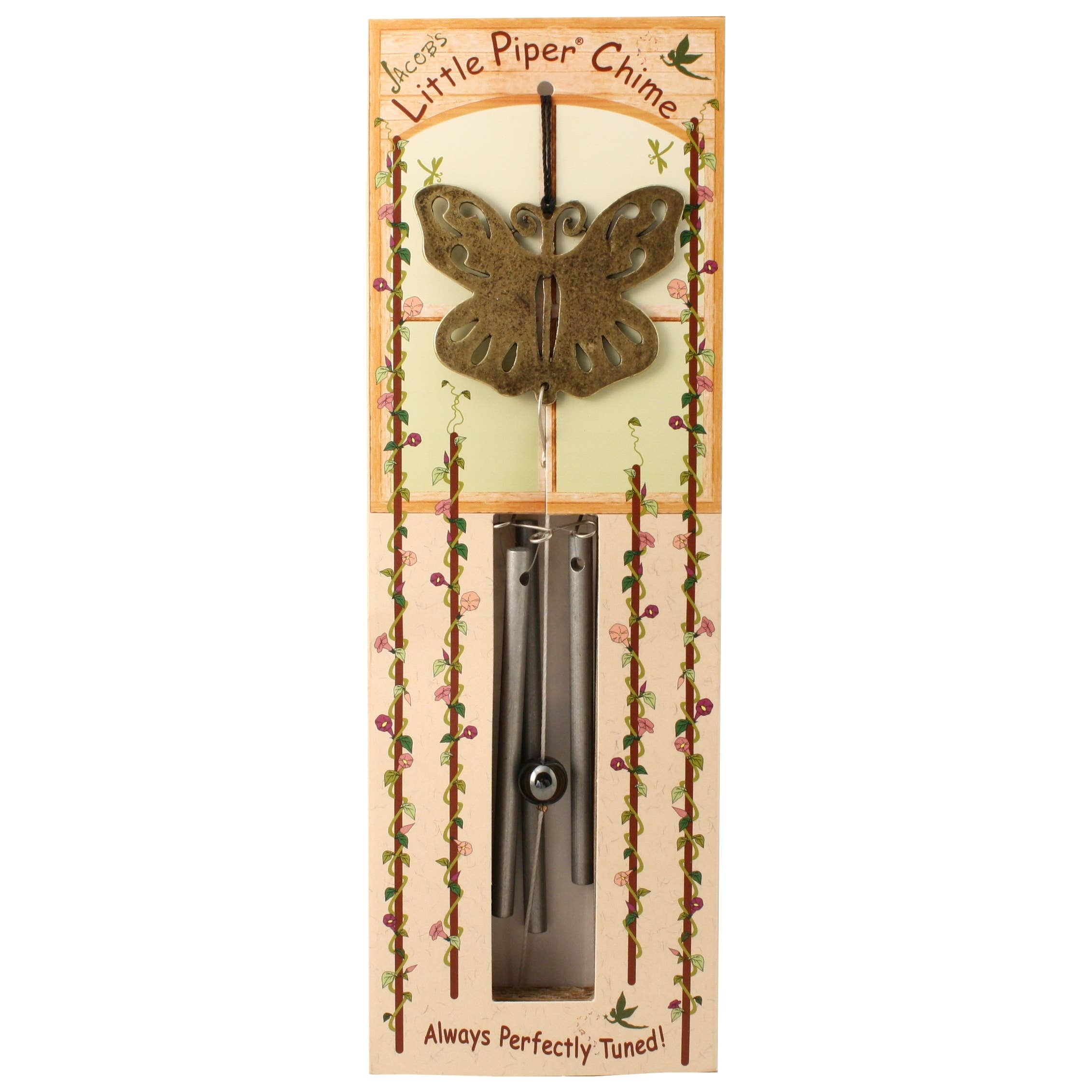 Jacob's Musical Chimes - Wholesale Wind Chime - Jacob's Musical Little Piper Chime, Butterfly2