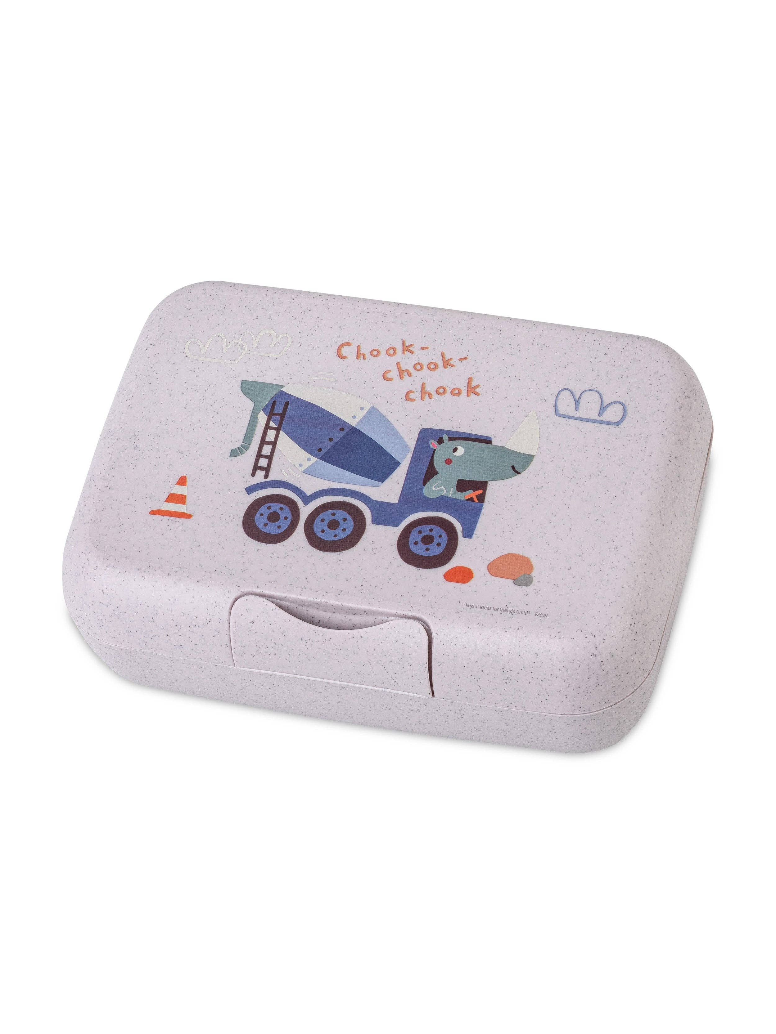 Lunchbox with divider CANDY L TRUCKS for wholesale on Faire