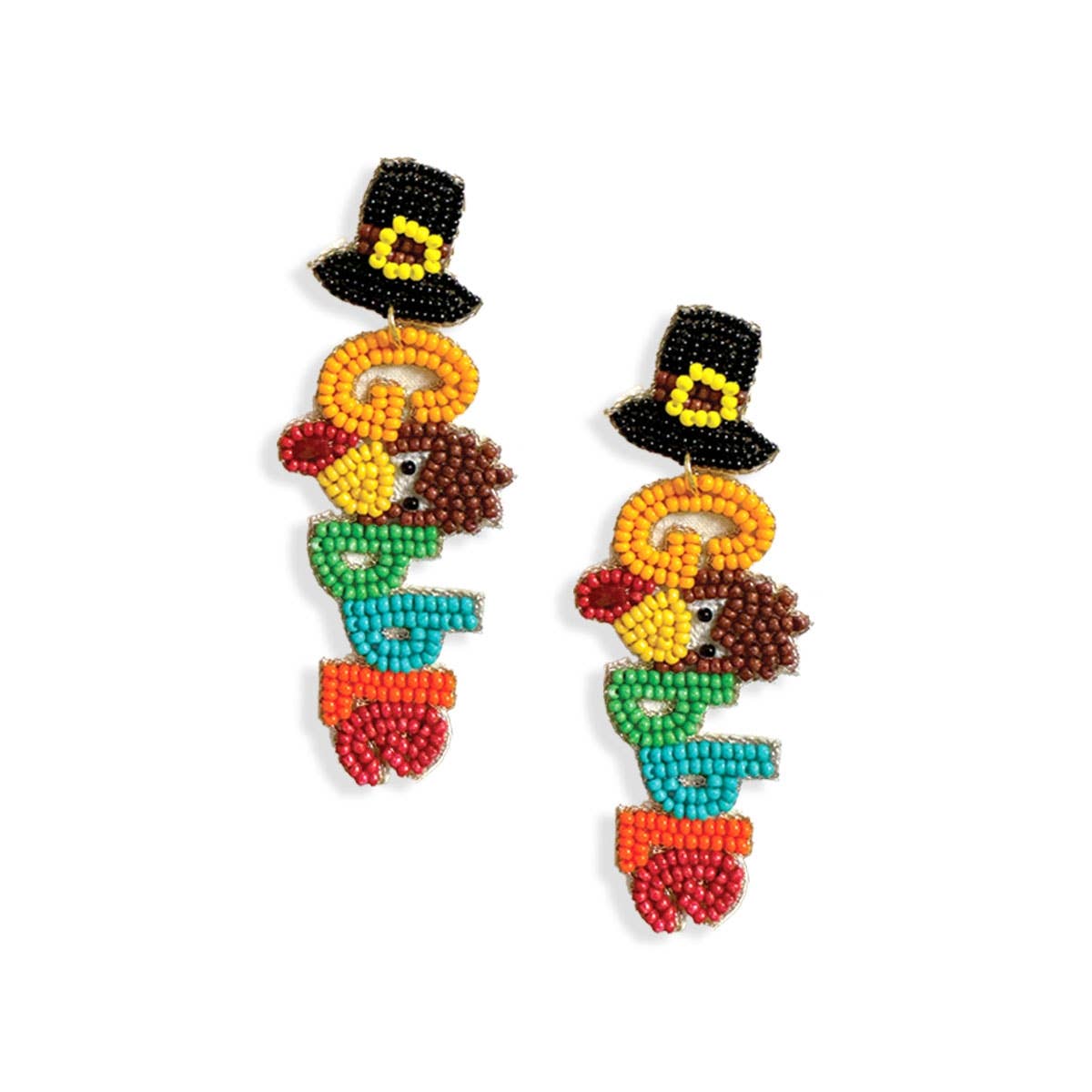 Viv&Lou - Wholesale Dangle Earrings - Gobble 'til You Wobble Earrings