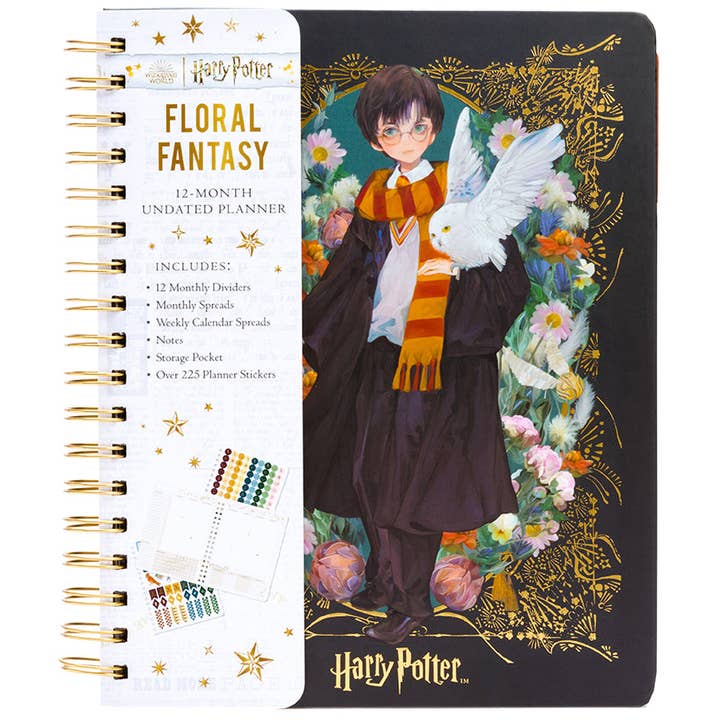 Agenda non daté de 12 mois Harry Potter : Floral Fantasy pour la vente par Insight Editions - #1 Pop Culture Publisher