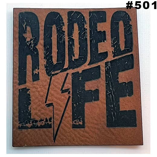 Wild Heritage Apparel - Wholesale Hat Accessory - Men's - Custom Engraved Leather Hat Patch17