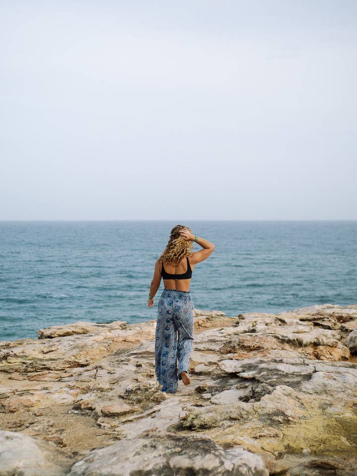 Guava Lane - Wholesale Pants - Women's - The Amara Pant-Twilight Moonflower2