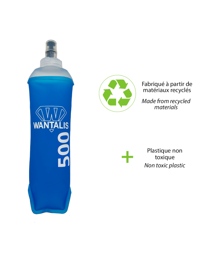 Wantalis Sport - Wholesale Waterfles - 500 ml zachte drinkfles voor hydratatierugzak5