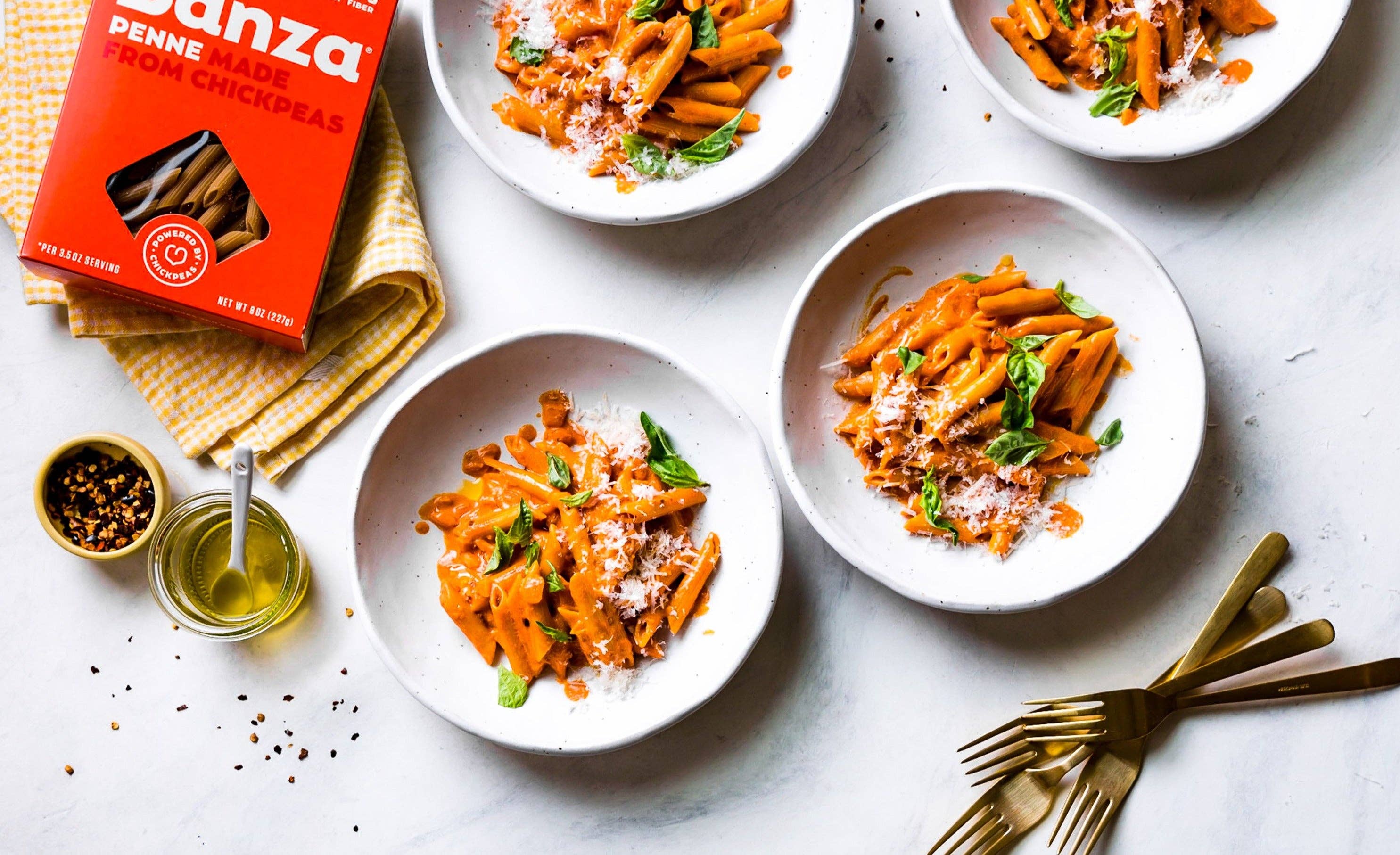 Banza - Wholesale Pasta - Penne - 10 lbs Bulk Box1