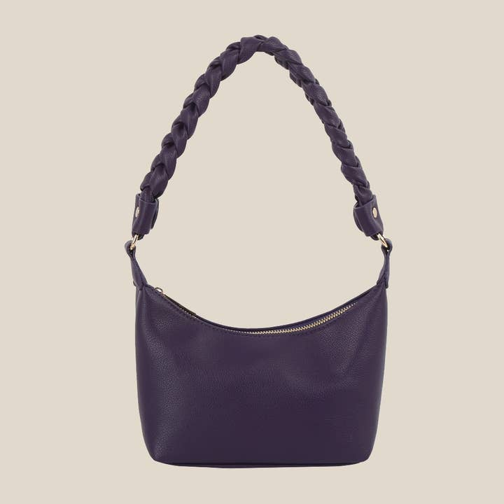 Anarchy Street - Wholesale Shoulder bag – women's - Braided Handle Leather Bucket Shoulder Bag7