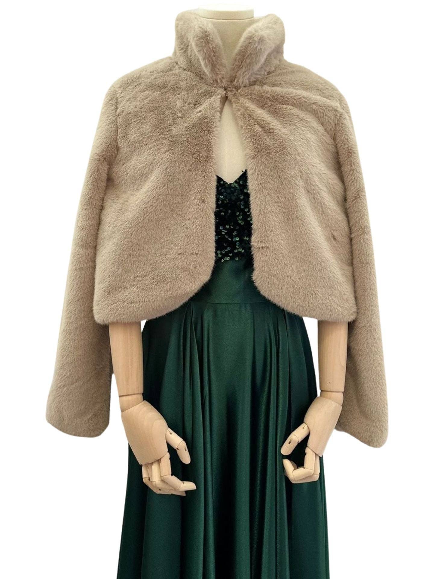 red Synthetic Hair Bolero V001-1 for wholesale on Faire3