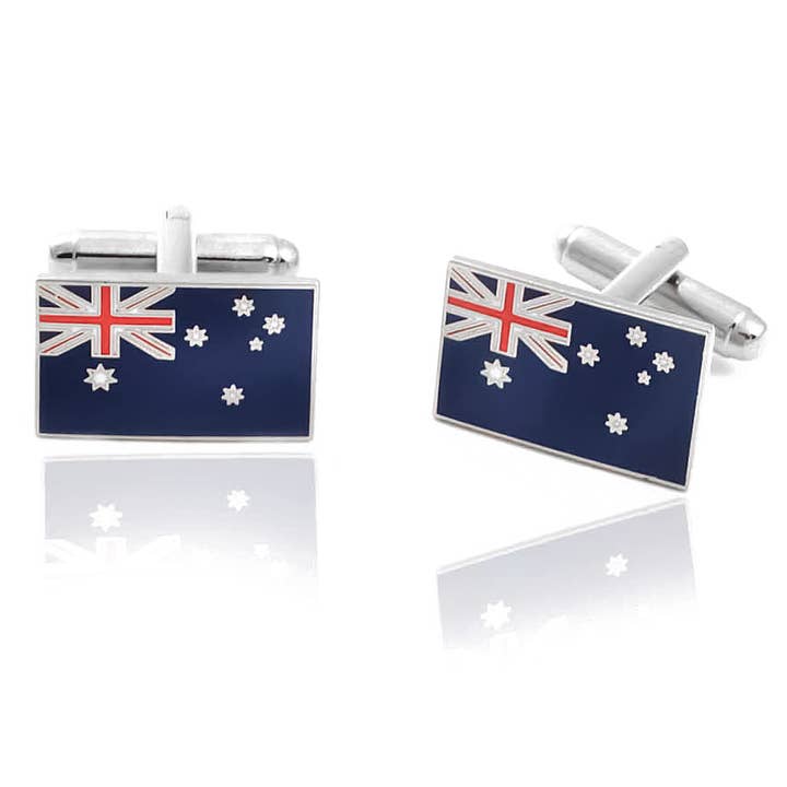 Boutons de manchette drapeau australien pour la vente par Cufflinks Depot