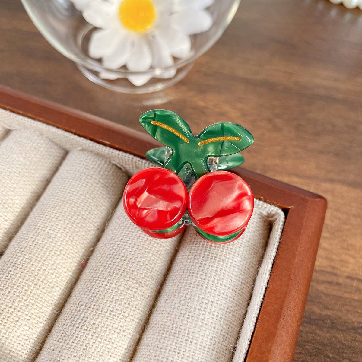 MKS America - Wholesale Hair Clip - Women's - Mini Strawberry Fruit Hair Claw Clip1