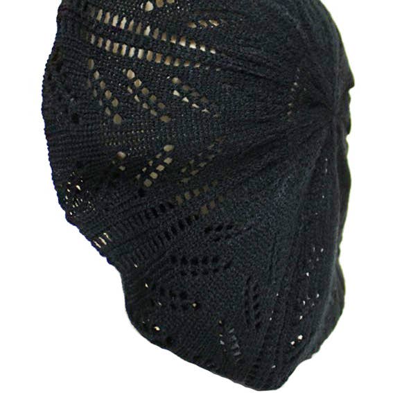 Cap Zone - Wholesale Beret - Women's - Geometric Pattern Crochet Knit Berets2