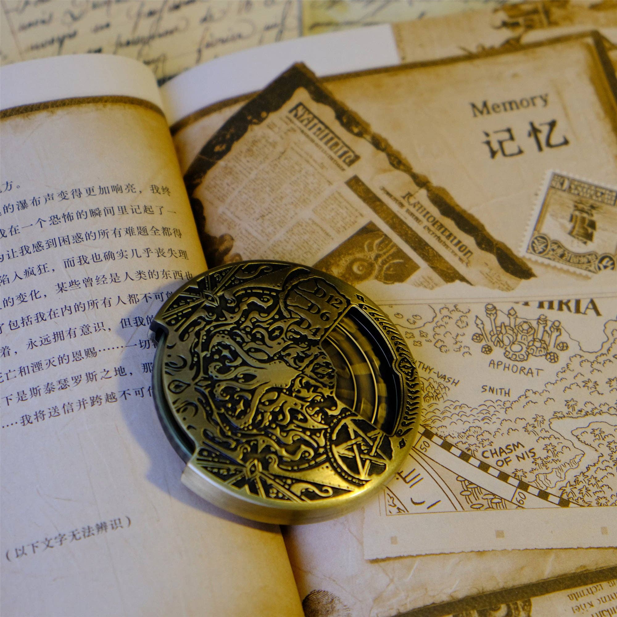 Vermilion Collection - Vendita all'ingrosso Dadi - La Ruota dei Sogni di R'lyeh 7-in-1 Dadi Roulette di Cthulhu5