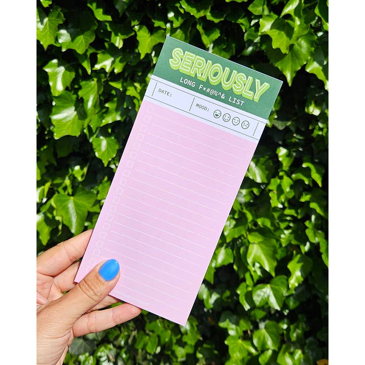 Studio Inktvis - Venta al por mayor Libretas - Bloc de notas verde, rosa, divertido, muy largo y divertido con listas de tareas pendientes12