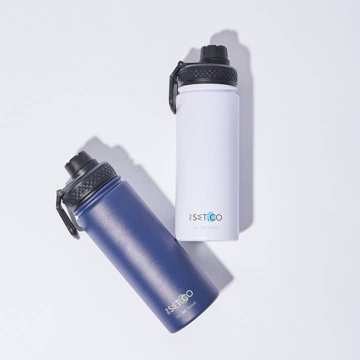 Bouteille de boisson H20 - Blanche pour la vente par The Set.Co