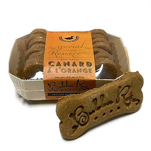 Bubba Rose Biscuit Co. - Wholesale Pet Treats - Dog - Special Reserve No. 2 - Duck A L'Orange