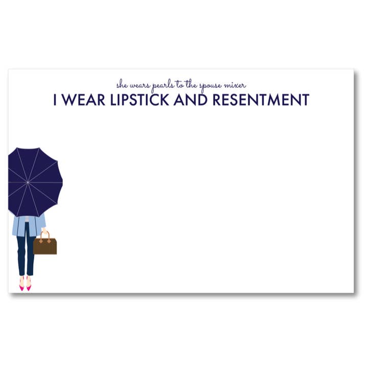 JAG BÄR LÄPPSTIFT OCH FÖRBITTRINGSSLABBPLATTA | GJORD FÖR MILITÄREN för wholesale av B. ROWE & CO.