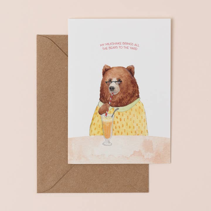 Mister Peebles - Wholesale Everyday Greeting Card - My Milkshake Card0