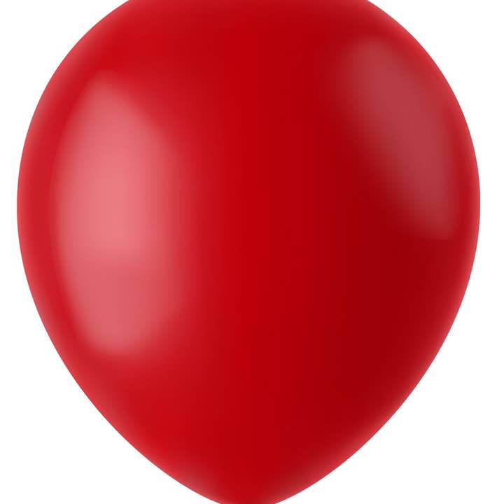 100 x ballons rouge rubis mat — 33 cm pour la vente par Folat