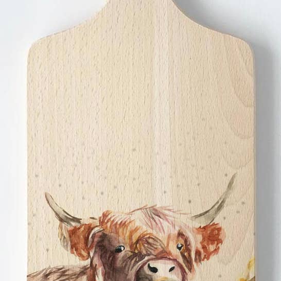 Planche à découper avec manche - Highland Hazel pour la vente par Country Creation