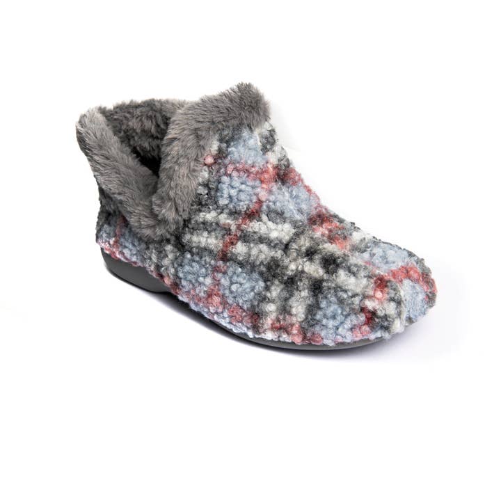 Marpen Slippers - Wholesale Slippers - Women's - Glasgow Wool Grey Bootie4