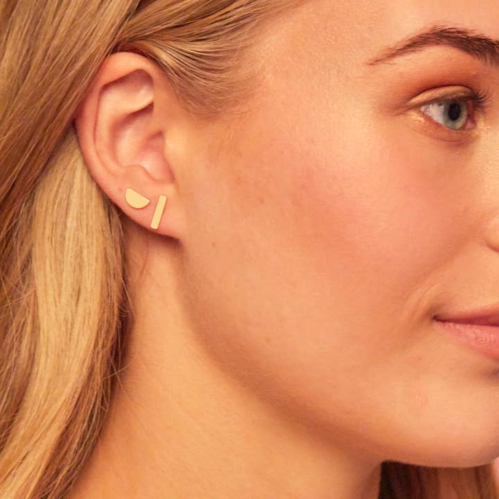 Foxy Originals - Wholesale Jewelry Set - Geo Stud Mix & Match Earring Set | Christmas 20252