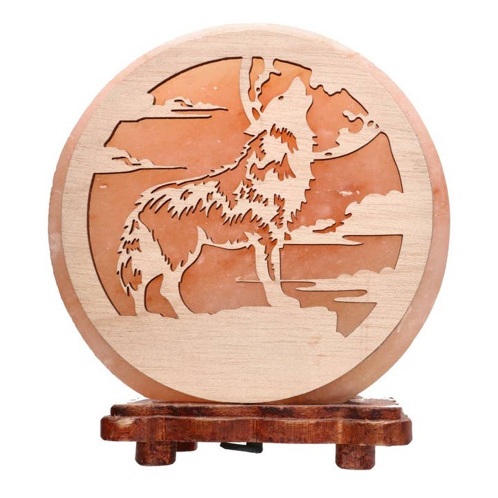 Vives de la Cortada S.L – wholesale Salt lamp – Wolf Salt Lamp2