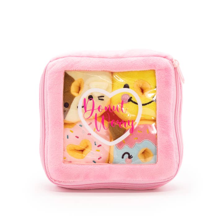 Bewaltz - Wholesale Stuffed/Plush Toy - Kids & Baby - CLOSEOUT! Mini Plushies - Donut Worry Box (5-Pc Set) 🍩