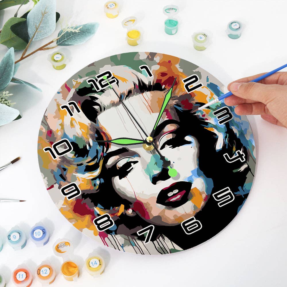 Paint Your Numbers - Wholesale DIY Craft Kit - Paint the Moment – Pop Icon Clock Kit6