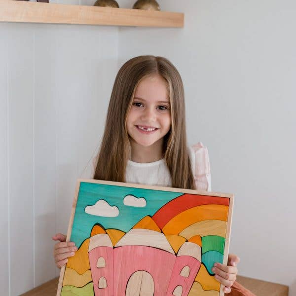 Fairy Castle puzzel- en speelset voor wholesale door Q Toys