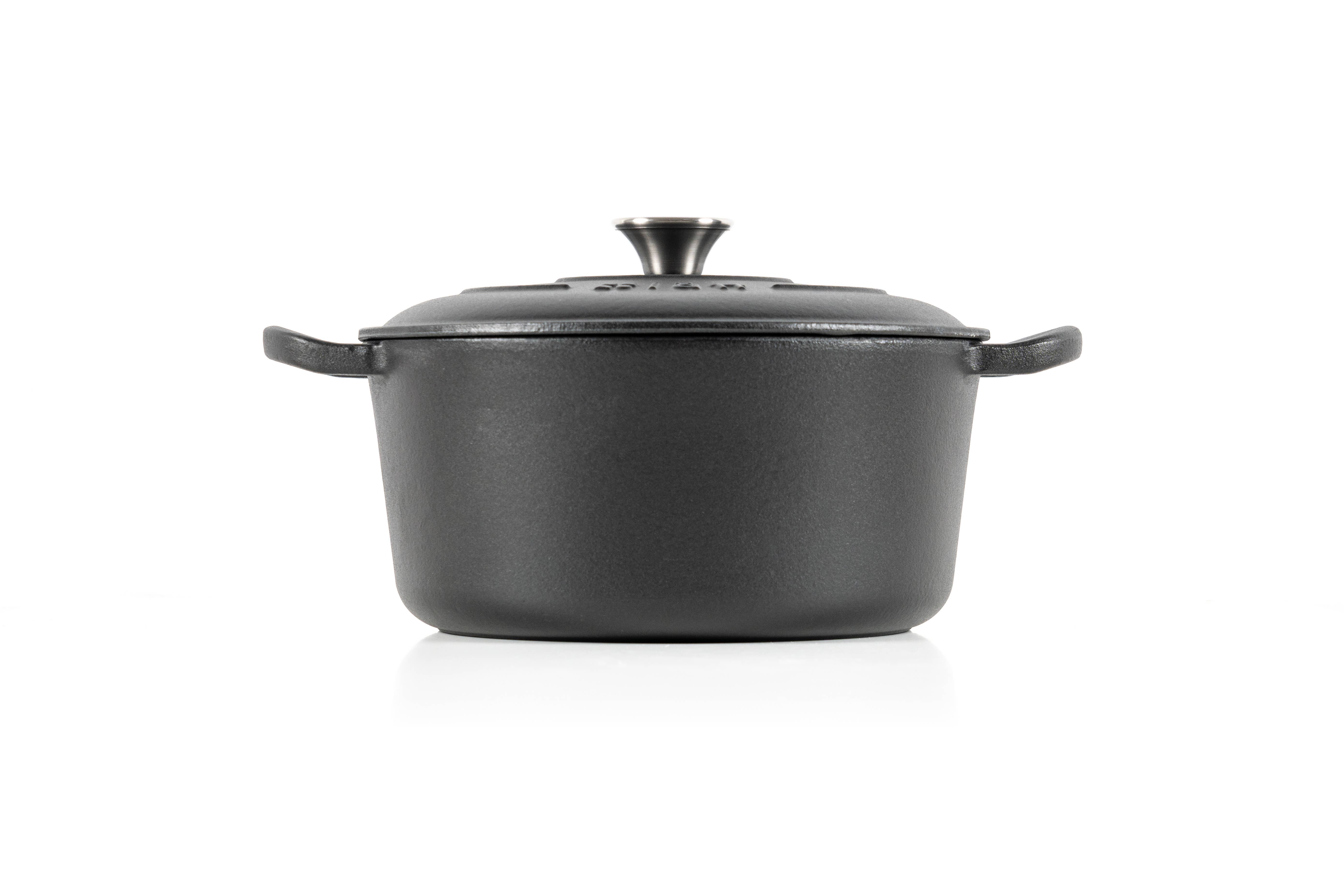 Lätt Home - Wholesale Cooking Pot - COCOTTE ROUND LATT 26x12 CM - 4.8 L - BLACK1