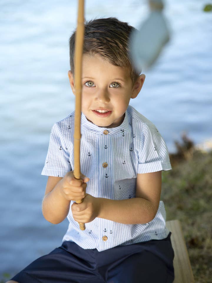 Set med ANCHOR tröja och shorts för barn för wholesale av Minhon